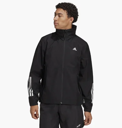Вітровка чоловіча Adidas Bsc 3-Stripes Rain.Rdy Jacket Black H65773