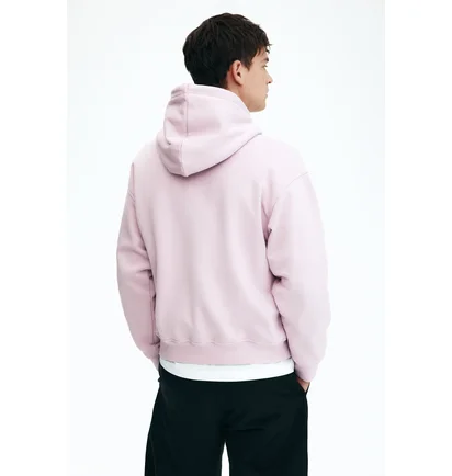 Худи мужское H&M Loose Fit Pink 0970819108