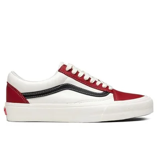 Кеди чоловічі Vans Vault Old Skool Lx White/Bordo VN0A4BVFXG11