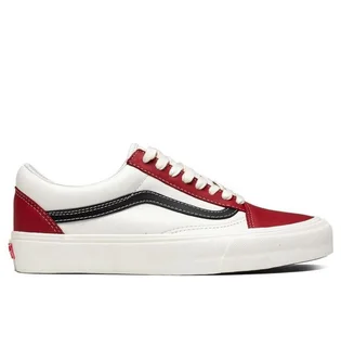 Кеди чоловічі Vans Vault Old Skool Lx White/Bordo VN0A4BVFXG11