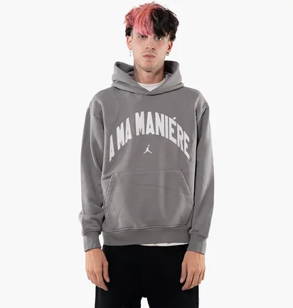 Худи мужское Air Jordan X A Ma Maniere Hoodie Flat Pewter Grey HF0540-029