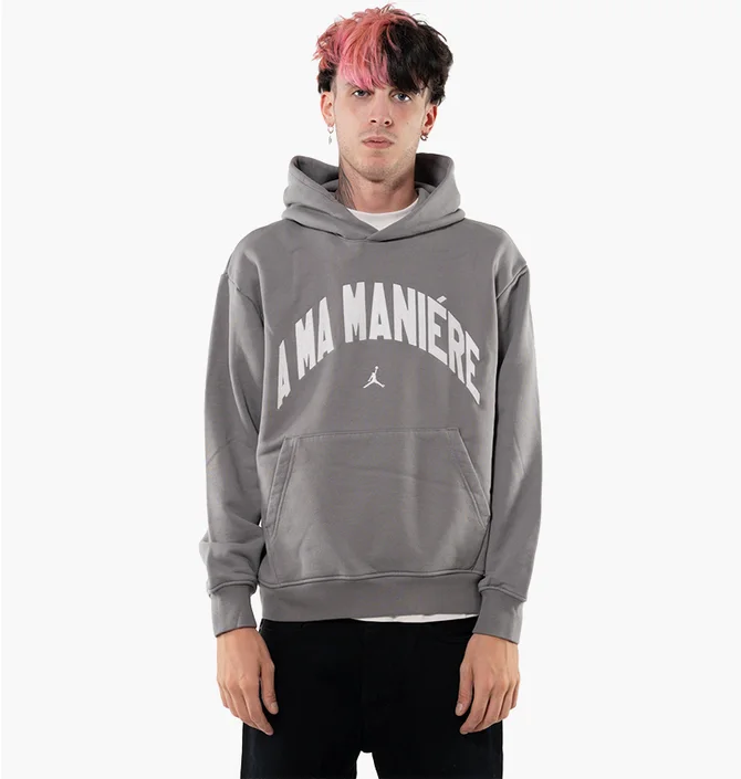 Худи мужское Air Jordan X A Ma Maniere Hoodie Flat Pewter Grey HF0540-029