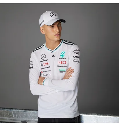 Кепка унисекс Adidas Mercedes - Amg Petronas Formula One Team Driver White JW6270
