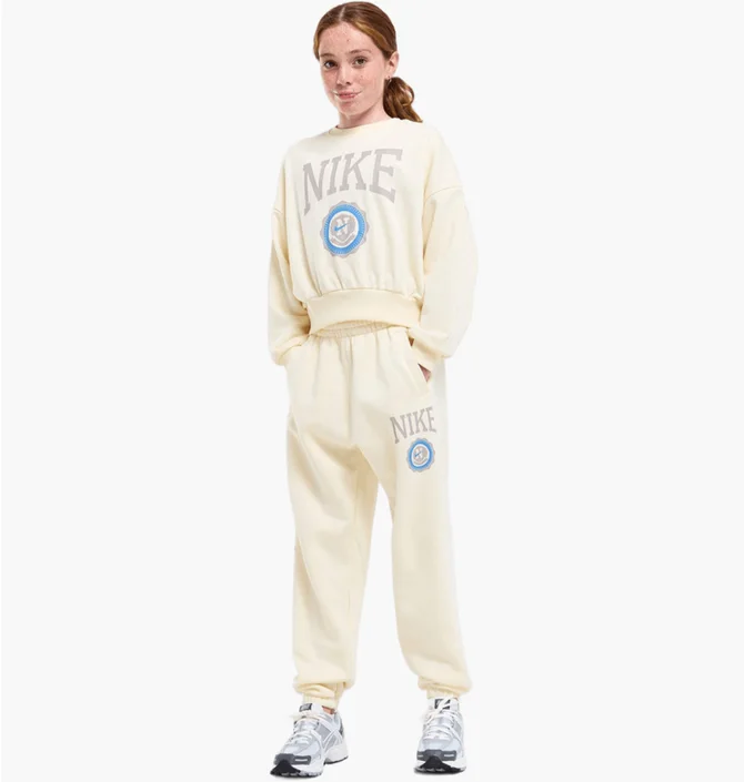 Спортивный костюм детский Nike Sportswear Club Fleece Beige HJ3371-113__HJ3374-113