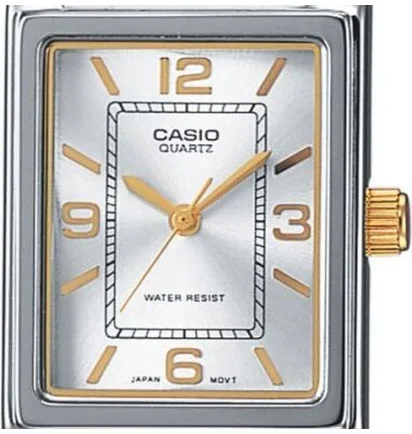 Часы женские Casio Timeless Two-Tone Wo LTP-1234PSG-7A