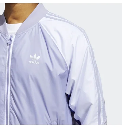 Олимпийка мужская Adidas Summer Sst Track Jacket Violet/White Hc2097