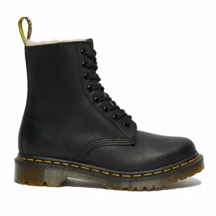 Ботинки женские Dr. Martens Fur Lined 1460 Serena Burnished Wyoming Black 21797001