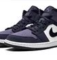 Кроссовки мужские Air Jordan 1 Mid Blue/Violet 554724-445
