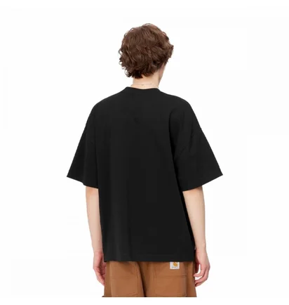 Футболка мужская Carhartt Wip S/S Link Script T-Shirt Black I031373-0D2XX