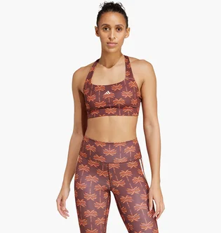 Топ жіночий Adidas X Farm Rio Medium-Support Bra Brown JE4031