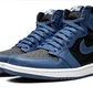 Кросівки чоловічі Air Jordan 1 High Og Black/Blue 555088-404