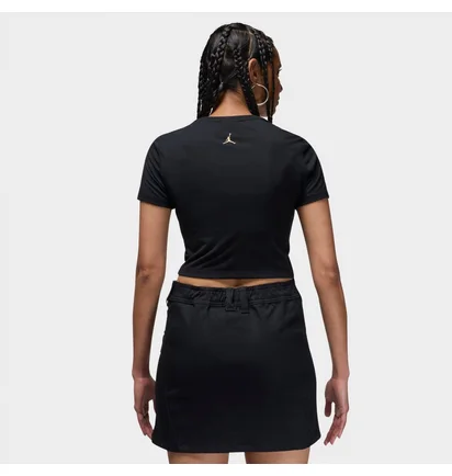 Футболка женская Air Jordan Slim Cropped Graphic T-Shirt Black FN5720-010