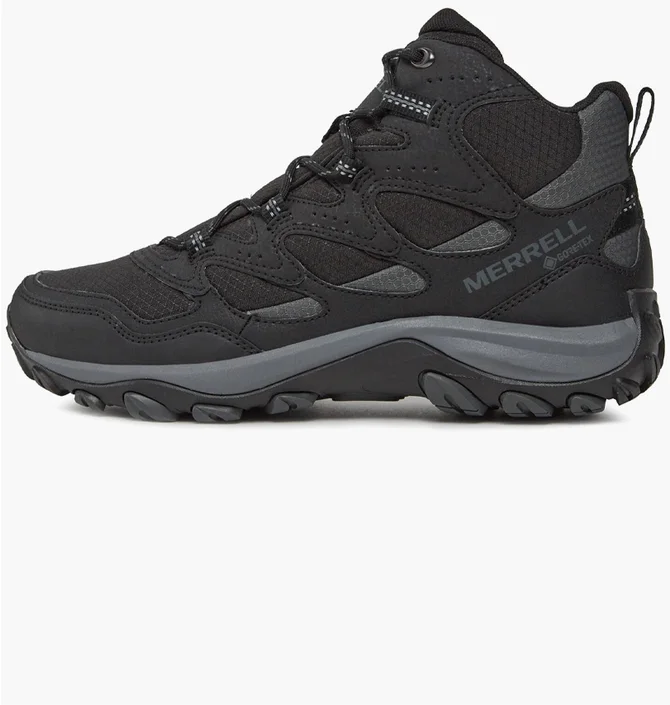 Ботинки мужские Merrell West Rim Sport Mid Gtx Black J036519