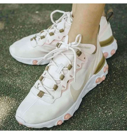 Кроссовки женские Nike React Element 55 Beige Bq2728-007
