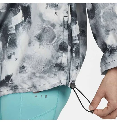 Вітровка жіноча Nike Air Dri Fit Running Jacket Grey/Blue DM7549-010