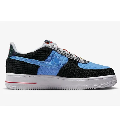 Кросівки дитячі Nike Air Force 1 Lv8 Black/Blue DZ5302-001