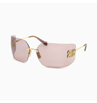 Солнцезащитные очки MIU MIU Brown/Gold 54YS-5AK061-80