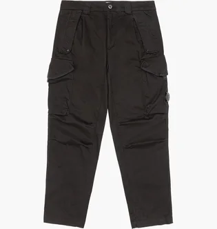 Штани чоловічі CP Company Stretch Sateen Loose Cargo Pants Black 15CMPA123A-005529G
