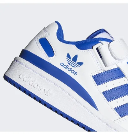 Кроссовки детские Adidas Forum Low J White/Blue FY7974