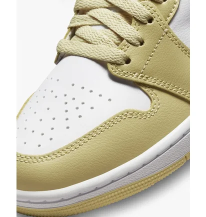 Кроссовки женские Air Jordan 1 Mid Yellow Bq6472-701