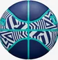 Баскетбольний м'яч Wilson Nba Drv Plus Dazzle Camo Bskt Indigo Blue/Turquoise WZ3016102XB6