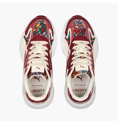 Кроссовки женские Puma  X Liberty Teveris Nitro Beige/Bordo 391568-01