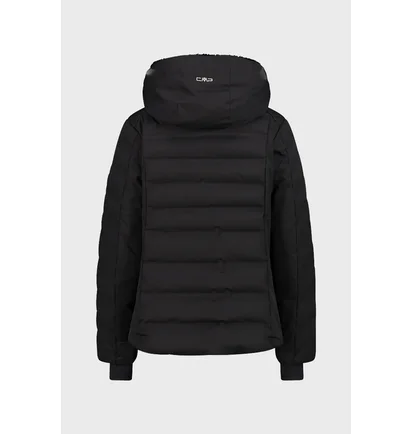 Куртка женская CMP Jacket Fix Hood Feel Warm Black 34W4406-U901
