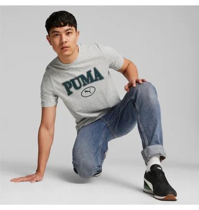 Футболка чоловіча Puma Squad Grey 676013-04