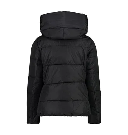 Пуховик жіночий CMP Woman Jacket Zip Hood Black 31K2836-U901