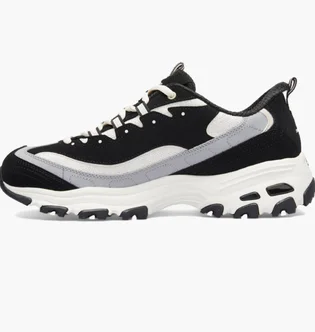 Кросівки жіночі Skechers D`Lites Smooth Nostalgia Black/White 150537-BKNT