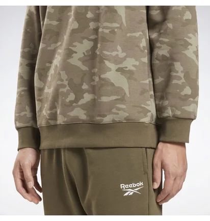 Свитшот мужской Reebok Id Camo Crew Olive HE8173