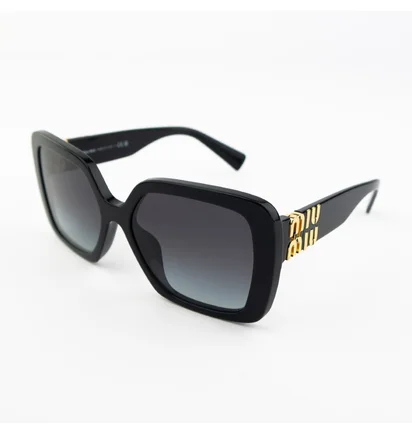 Солнцезащитные очки женские MIU MIU Grey/Black 10YS-1AB5D1-56