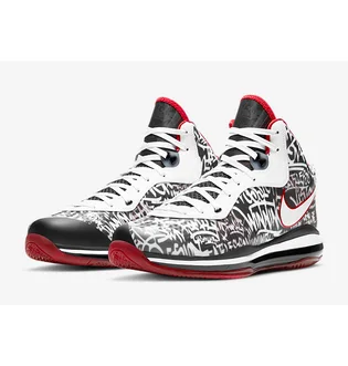 Кроссовки мужские Nike Lebron 8 Qs White/Black Dd8306-001