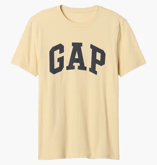 Футболка мужская Gap Everyday Soft Logo T-Shirt Beige 855769181