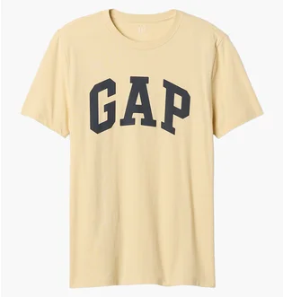Футболка мужская Gap Everyday Soft Logo T-Shirt Beige 855769181