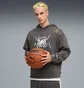 Худи мужское Puma Points In The Paint Grey 632828-01