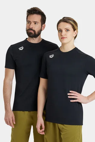 Футболка жіноча Arena Team T-Shirt Solid Black 004900-500