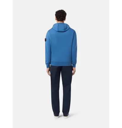 Толстовка мужская Stone Island Compass-Badge Zip-Up Blue 811564251-V0024