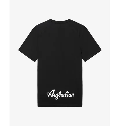 Футболка мужская AUSTRALIAN Padel Basic Ace T-Shirt Black PAUTS0011-003