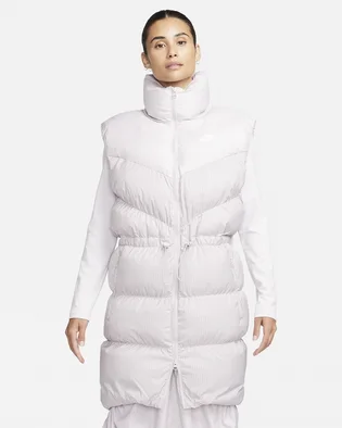 Жилетка жіноча Nike Sportswear Windpuffer Therma-Fit Loose Long Puffer Vest White FB8794-019