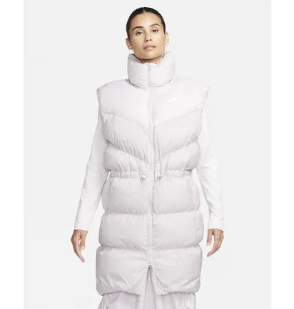 Жилетка жіноча Nike Sportswear Windpuffer Therma-Fit Loose Long Puffer Vest White FB8794-019