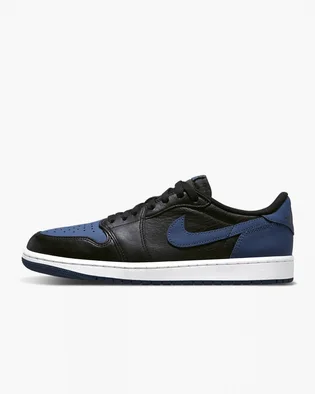 Кроссовки мужские Air Jordan 1 Retro Low Og "Mystic Navy" Black/Blue Cz0790-041