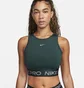 Топ женский Nike Pro Dri-Fit Cropped Tank Top Green FB5588-328