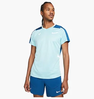 Футболка мужская Nike Court Dri- F I T Rafa Challenger MenS Short- Sleeve Tennis Top Light Blue DD8547-482