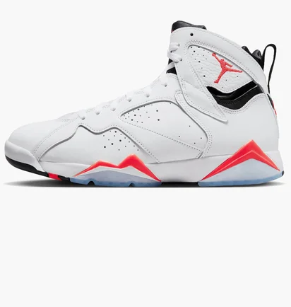 Кроссовки мужские Air Jordan 7 Retro White Infrared White CU9307-160