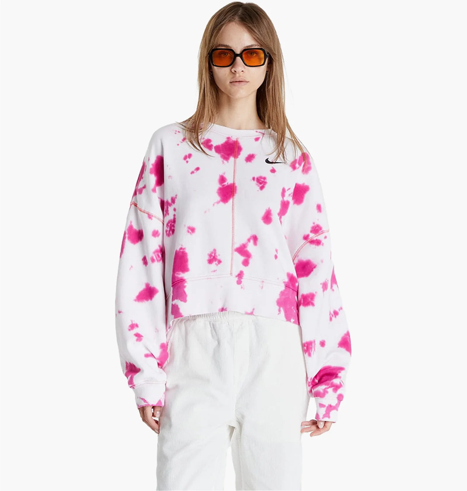 ᐉ Кофта жіноча Nike Sportswear Oversized Fleece Tie-Dye Crew