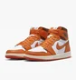 Кроссовки женские Nike Jordan 1 High Starfish Orange/White Do9369-101