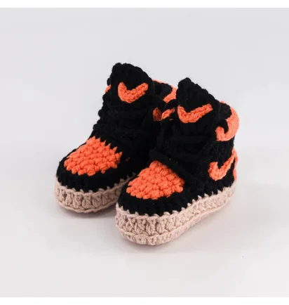 Пинетки детские Baby Sneakers Aj Orange Juice Orange BS-AJ1-ORANGE