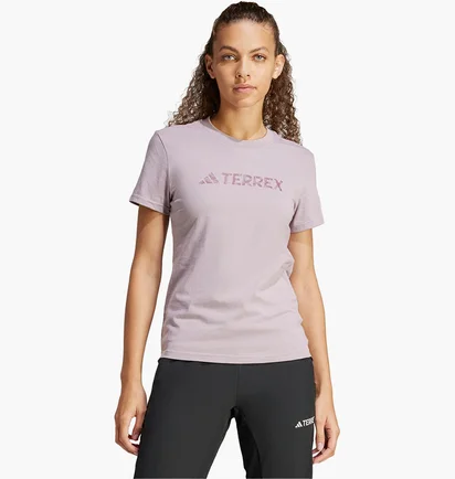 Футболка женская Adidas Terrex Classic Logo T-Shirt Violet IN4668