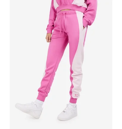 Штаны женские Nike Nsw Mid-Rise Air Fleece Joggers Pink DV8050-665